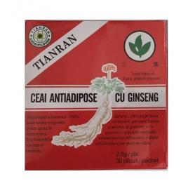 Ceai antiadipos cu ginseng, Sanye -Tianran, 2 g/plic, 30 plicuri /cutie