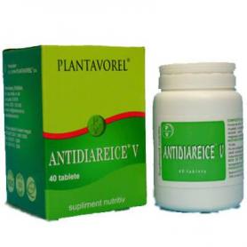 Antidiareice V, 40 comprimate, Plantavorel