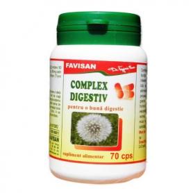 Complex Digestiv, 70 capsule, Favisan