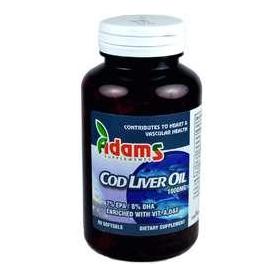 Cod Liver Oil (1000 mg) 90 capsule, Adams Vision