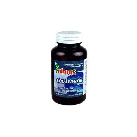 Cod Liver Oil (1000 mg) 90 capsule, Adams Vision