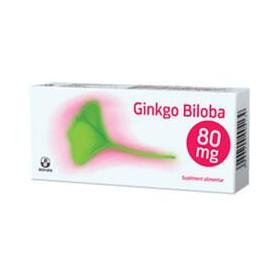Ginkgo Biloba 80 mg, 30 comprimate, Biofarm