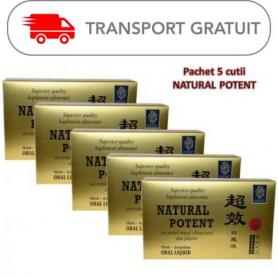 Natural Potent x 6 fiole (pachet de 5 cutii)