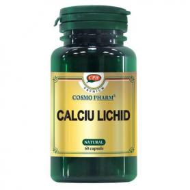 Calciu Lichid Premium, 30 capsule, Cosmopharm