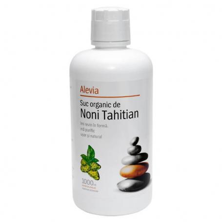 Suc organic de Noni Tahitian, 1000 ml, Alevia