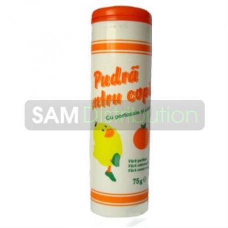 Mebra Pudra Pentru Copii cu portocale si capsuni 75 gr